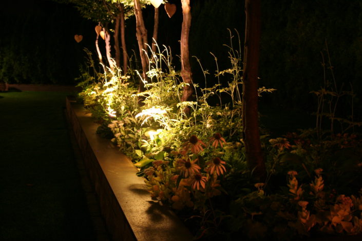 Gartenbeleuchtung in-lite Licht im Garten