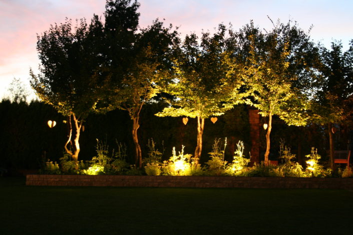 Gartenbeleuchtung in-lite Licht im Garten